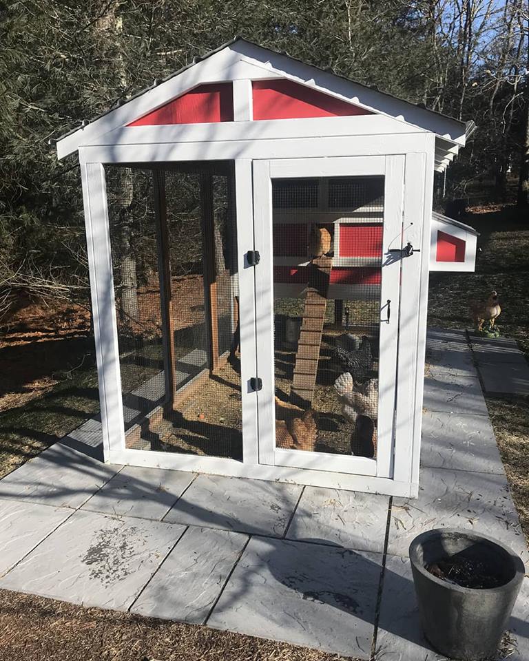 6′ x 12′ American Coop with 4’x 6′ henhouse in Cape Cod, MA