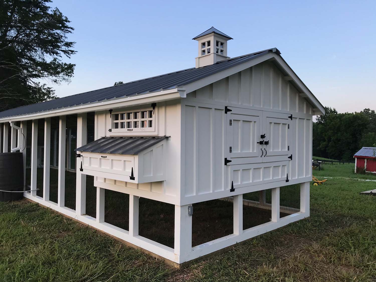10′ x 40′ Carolina Coop with 6′ x 10′ henhouse in  Charlottesville, VA