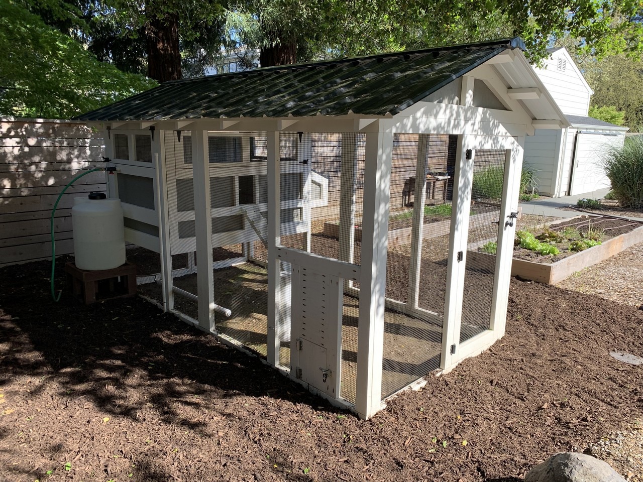 6’x12′ American Coop with 4’x6′ henhouse with chicken run door in Healdsburg, California
