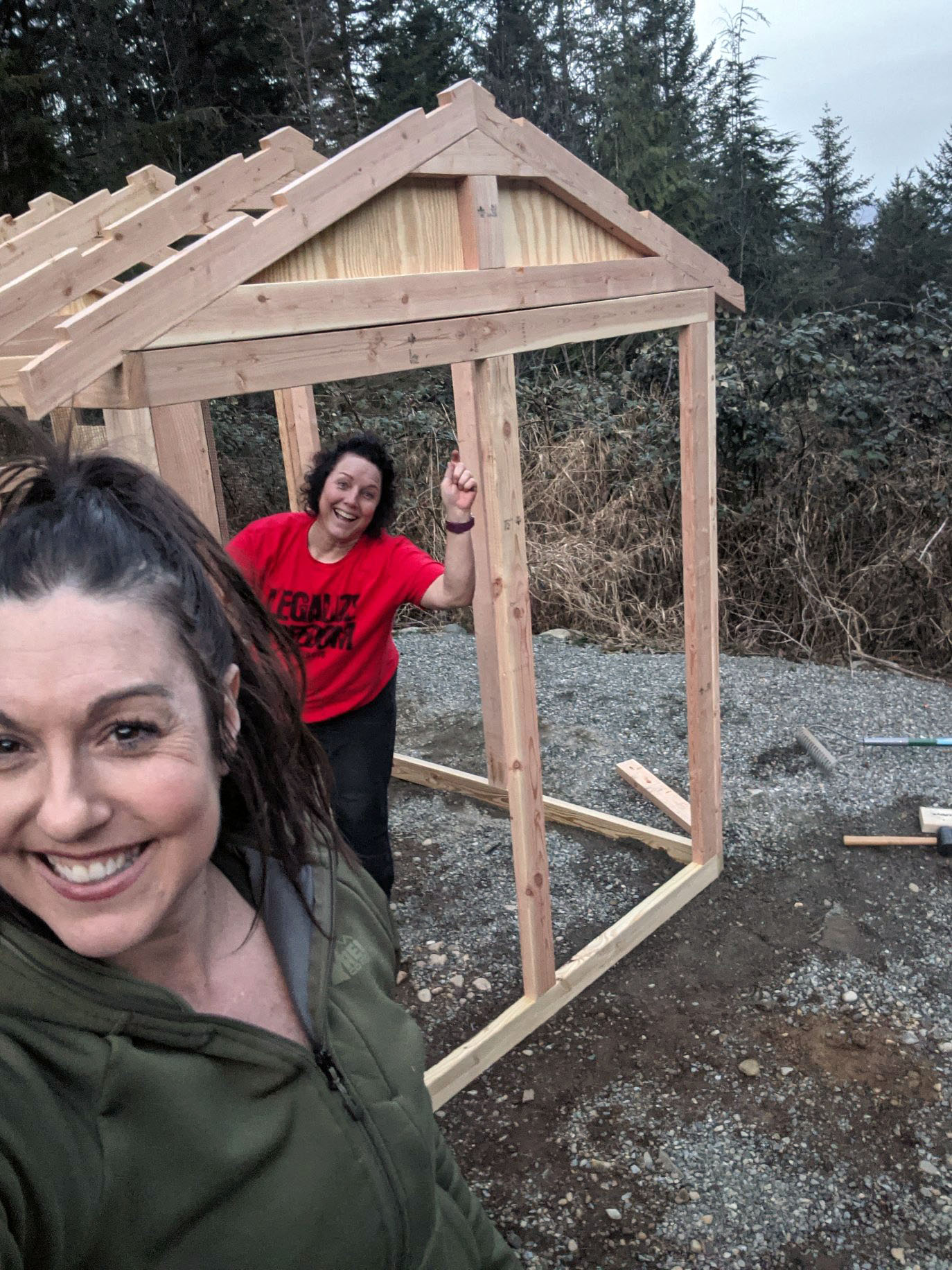 building a 6×12 American Coop in Washington state