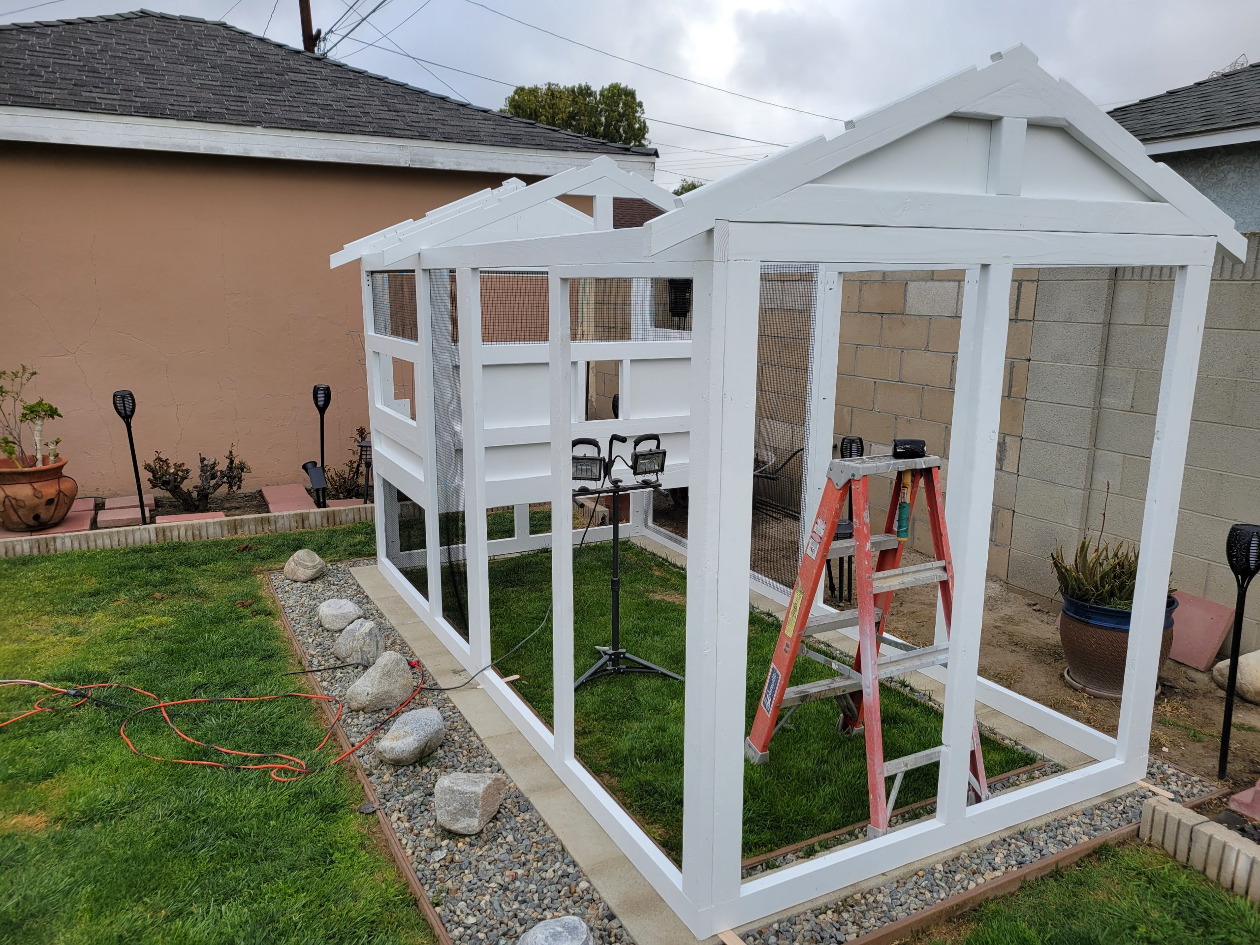 6’x12′ American Coop in California assembled and painted by customer (9)