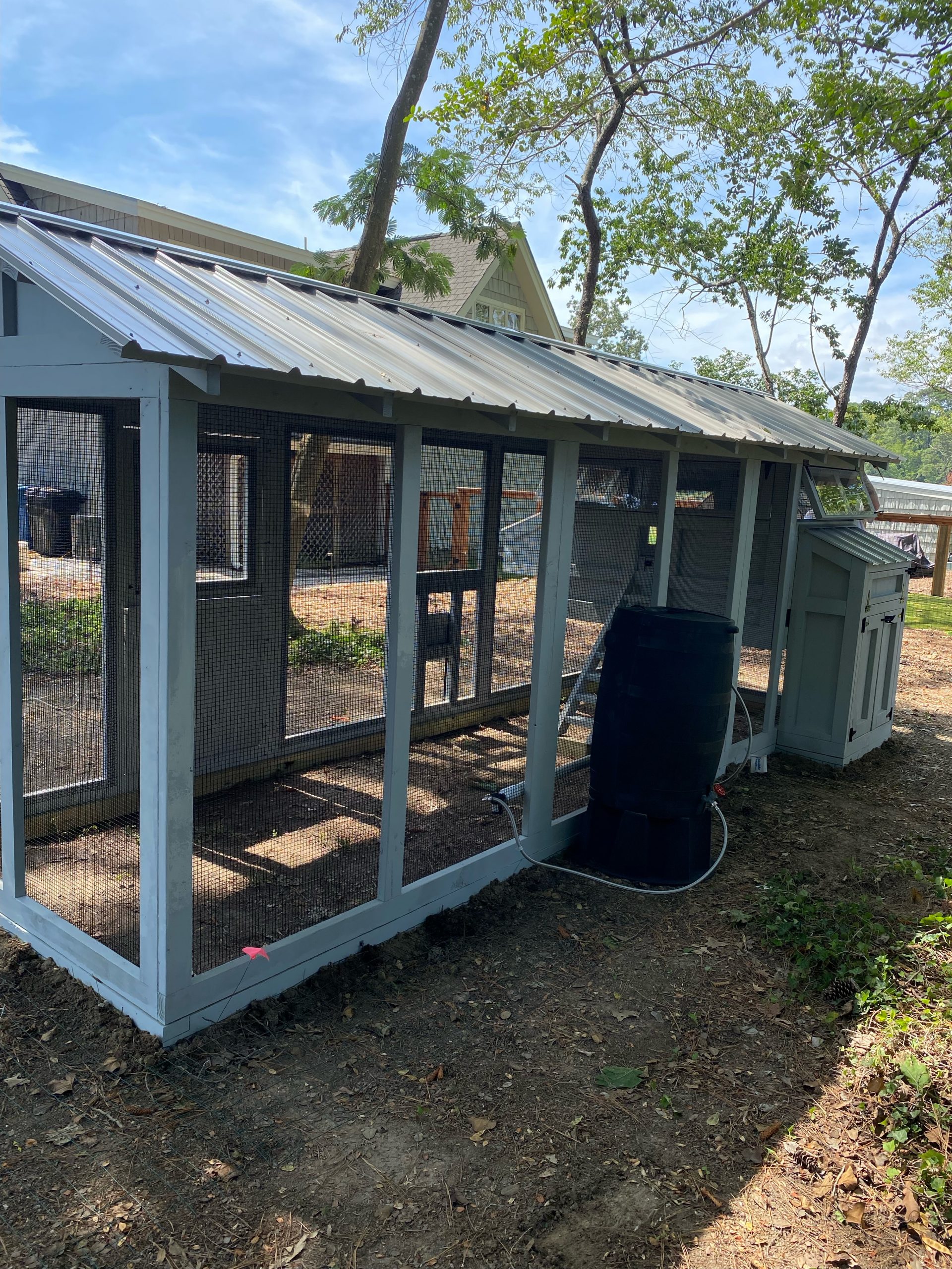 6×18 American Coop with coop pantry and poultry water system in Virginia Beach, VA