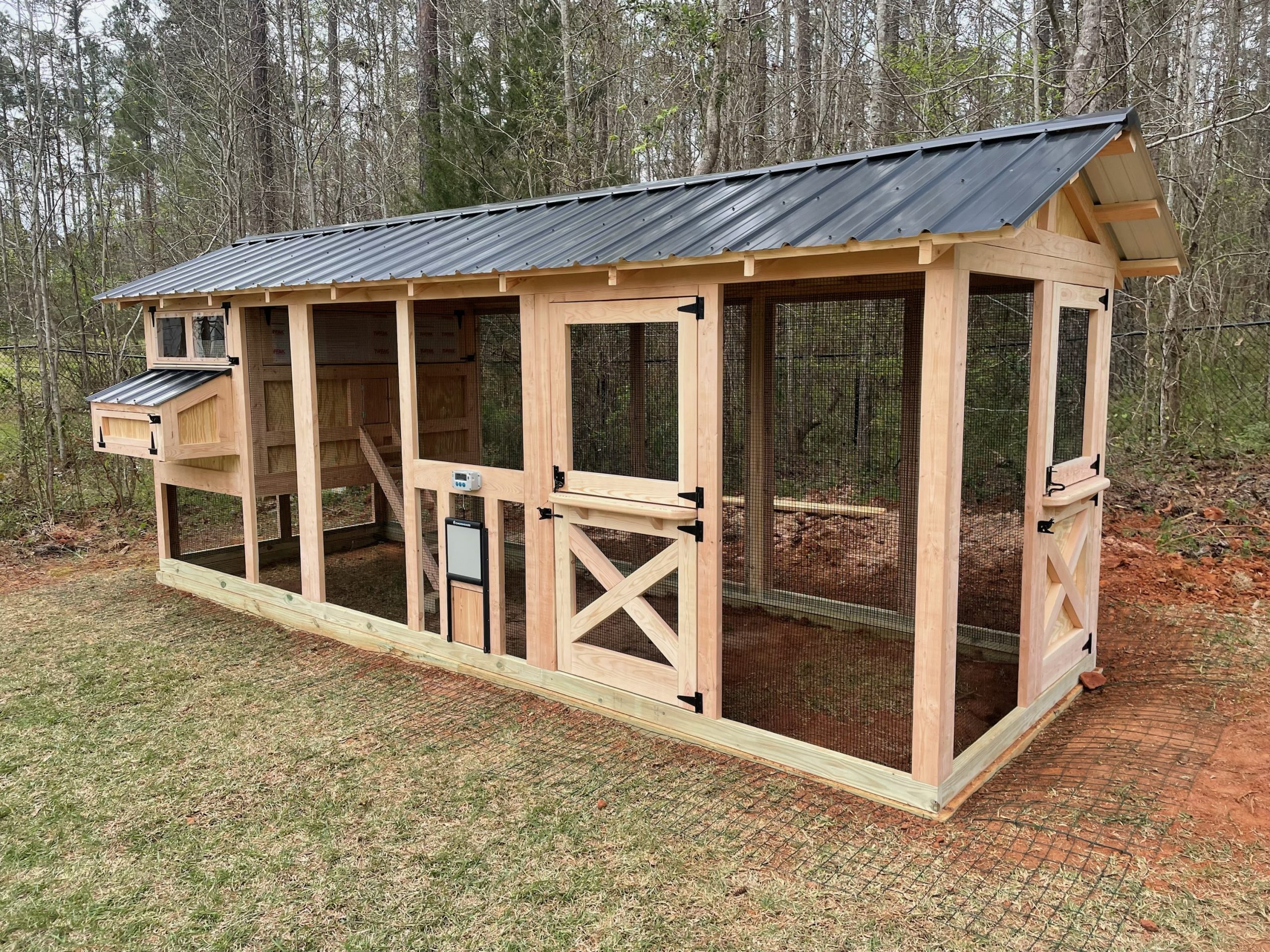 6×18 American Coop with two Dutch doors in Forsyth, GA